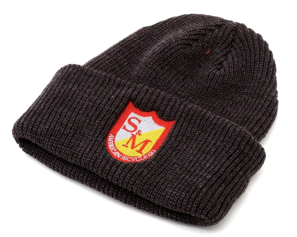 S&M Ribbed Cuffed Beanie (Grey)