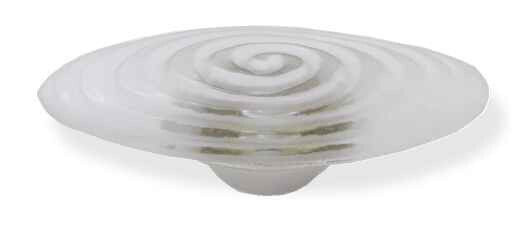 (12 Pack) 3-3/4" Betsy Fields Swirl Pull Clear with Satin Nickel