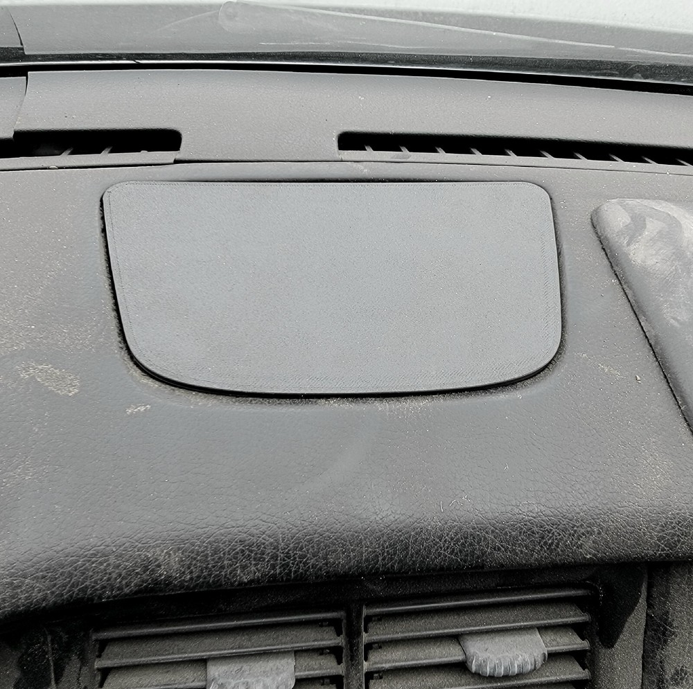 92-95 Honda Civic EG Dash Vent Delete Plate TEXTURED
