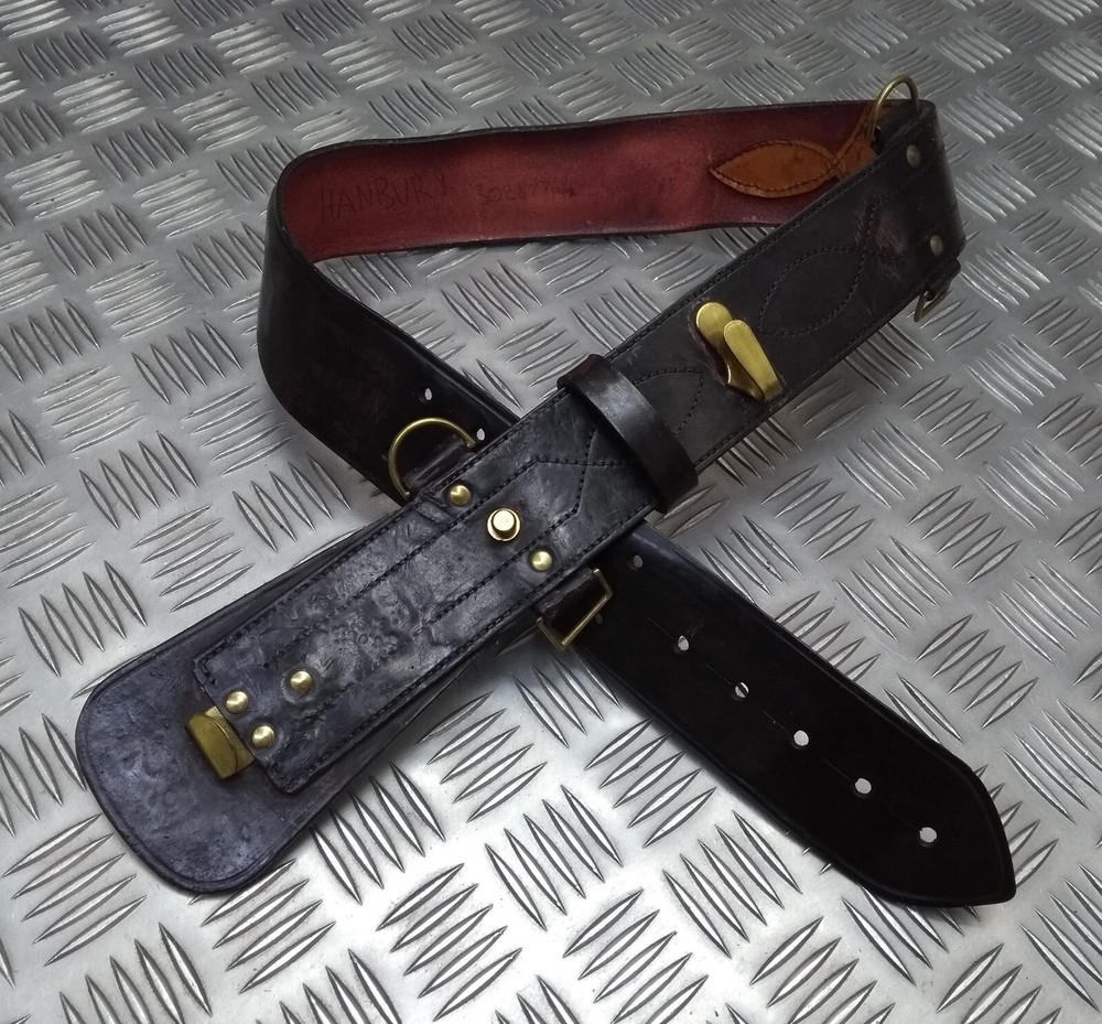 British Sam Browne Belt No Buckle / Shoulder Strap Size 3