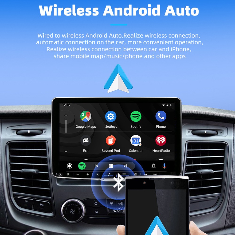 USB Wireless Carplay Adapter For iPhone Android Wireless Dongle Plug ＆ Play 2025