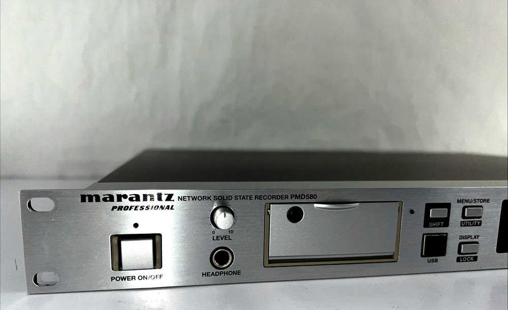 Marantz PMD580l Networked Solid State Recorder **TESTED SEE VIDEO!