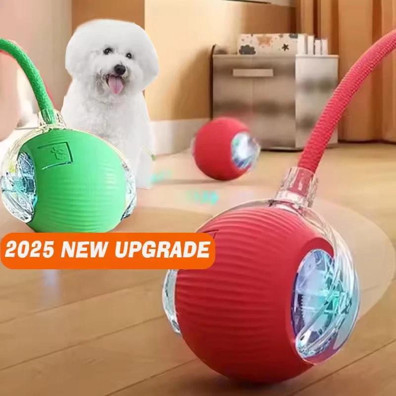Automatic Rolling Dog Ball Toy Smart Interactive Rechargeable Puppy Toy