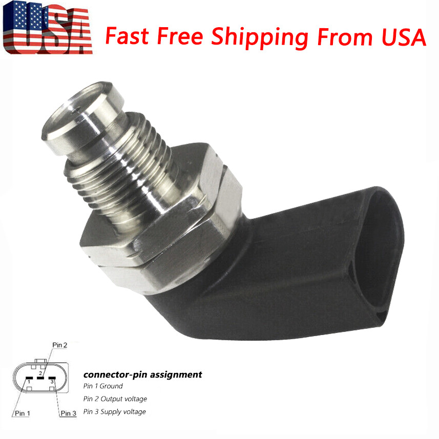Fuel Pressure Sensor For BMW X3 X5 X6 E46 335d 320d E53 E60 E61 E63 0281002497