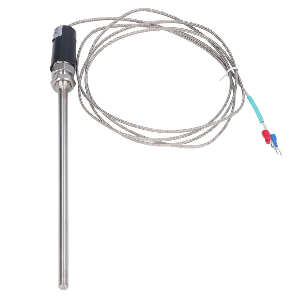 K Type Thermocouple 200mm Ground Thermocouple Sensor Shielded Wire Temp Sensor