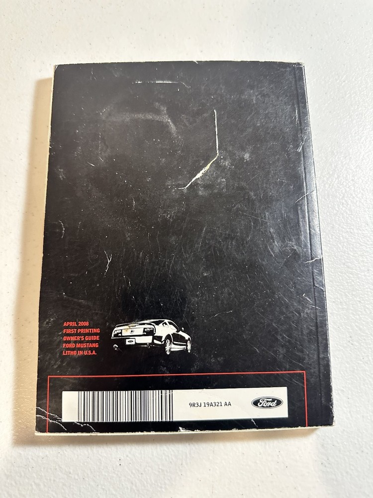 2009 Ford Mustang Owner's Manual Set