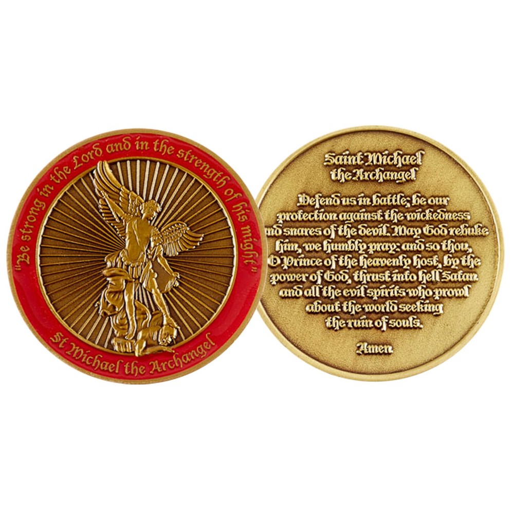 Challenge Coin SAINT MICHAEL CHALLENGE COIN