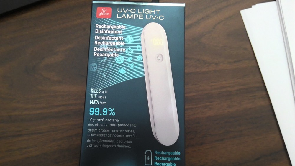 Globe UV-C Rechargeable Disinfecant Light