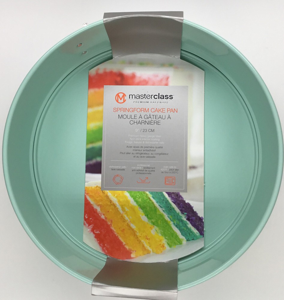 New Masterclass Premium Bakeware Set~9” Square Cake Pan~9” Round Springform Pan