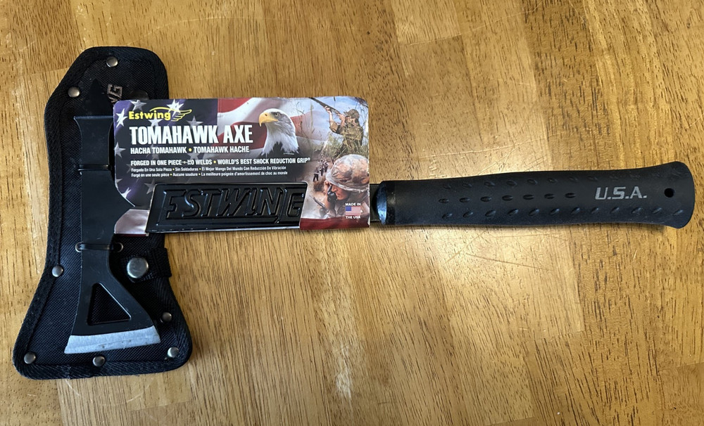 ESTWING Tomahawk Axe - Breaching Hatchet - Includes Sheath - New - Made in USA