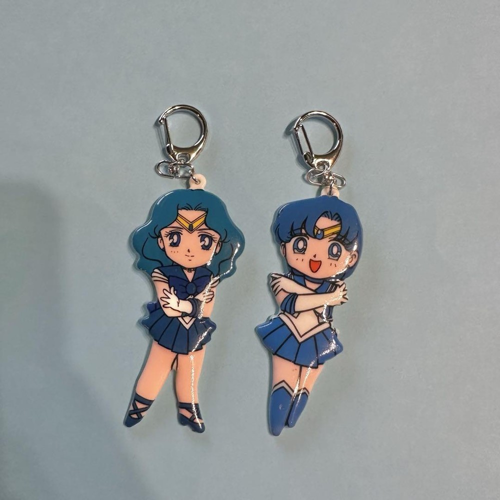 【90s】 Retro Sailor Moon Plate Keychain