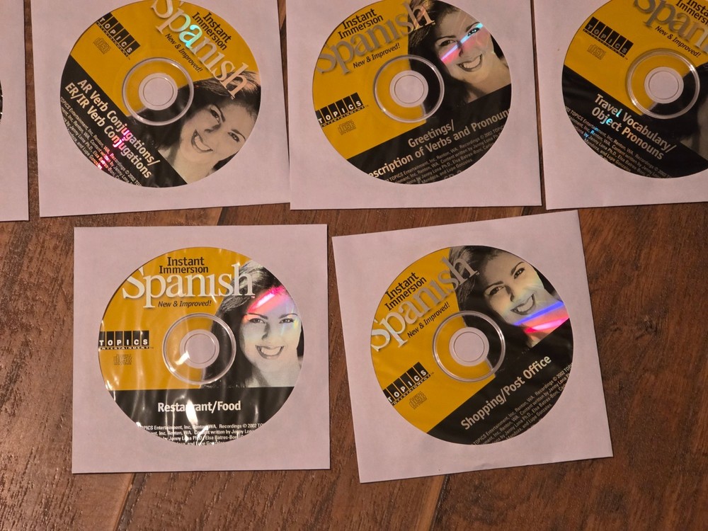 Spanish Language Instruction Software - 10 CD Set Topics Instant Immersion Audio