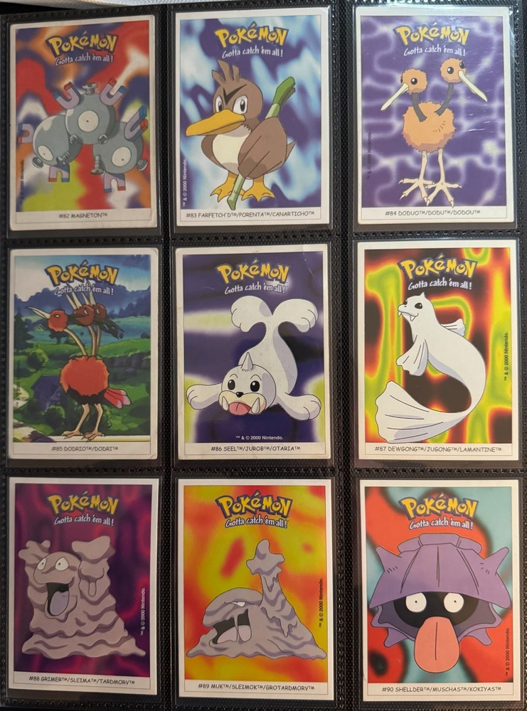 Pokemon Dunkin Boomer 2000 - complete 150/150 set - EXCELLENT - Charizard