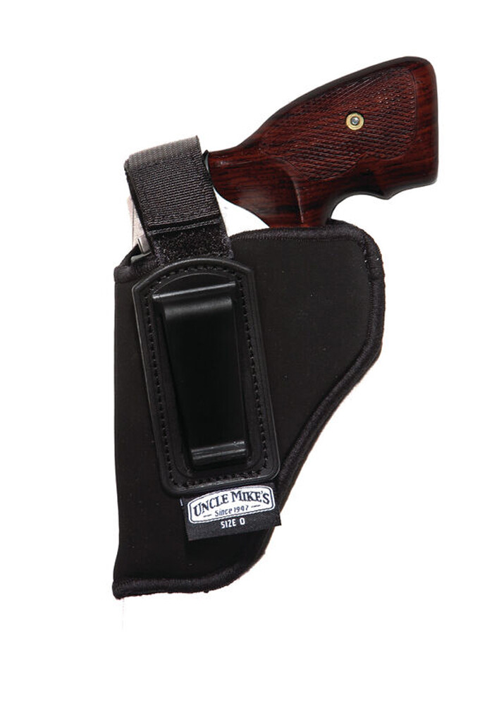 Uncle Mike's Inside-The-Pants Holster with Retention Strap - Black