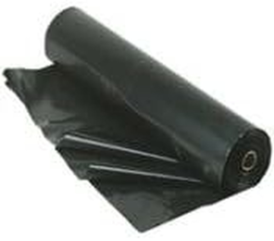 Black Polyethylene Plastic Sheeting (6 Mil, 20' X 100')