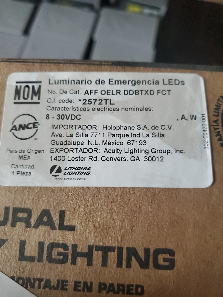 Lithonia Lighting Affinity Architectural Emergency Lighting