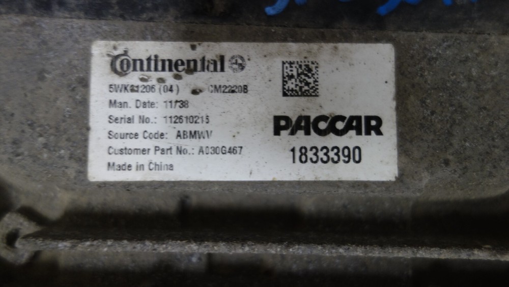 PACCAR MX13 Aftertreatment Control Module 1833390