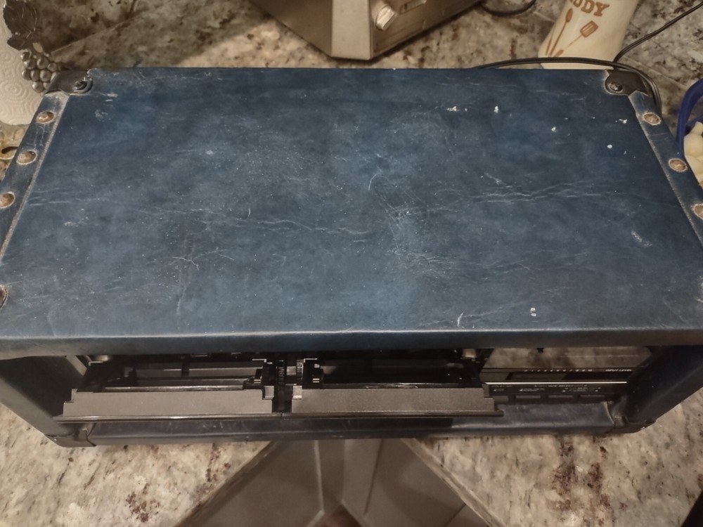 Sanyo Double Cassette Deck RD W41A Untested