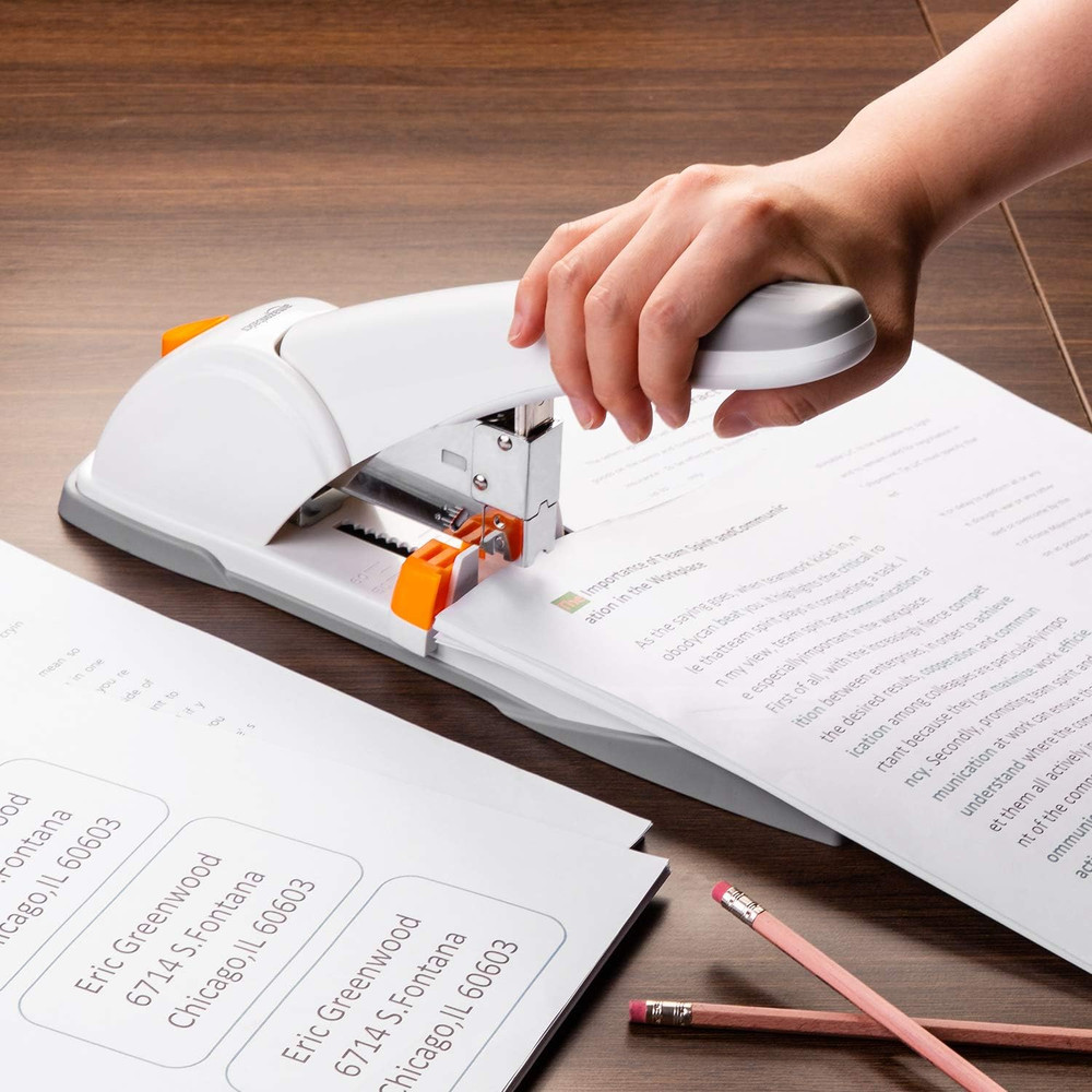 Heavy Duty Stapler, 130 Sheets High Capacity, Large Office Stapler with 1000 ...