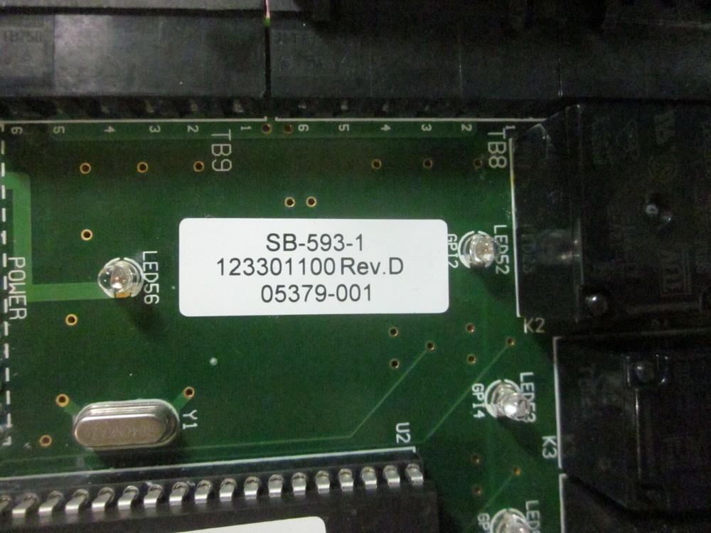 KERI SYSTEMS SB-593-1 SATELLITE BOARD W/Terminal Blocks