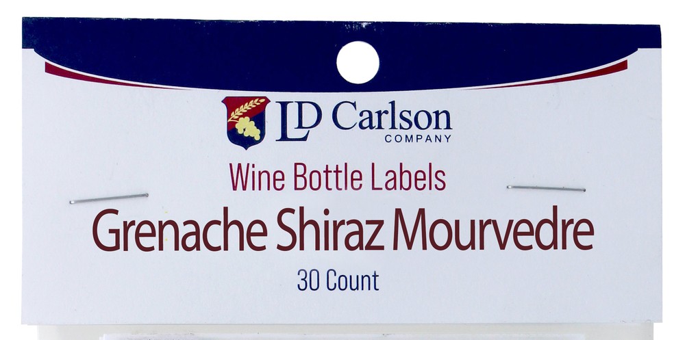 Grenache Shiraz Mourvedre Self Adhesive Wine Labels 30 count