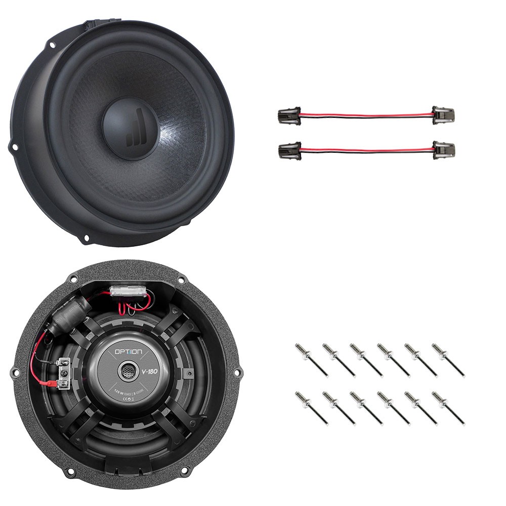 Speakers for VW Touran 2 | Front | Plug & Play | Option