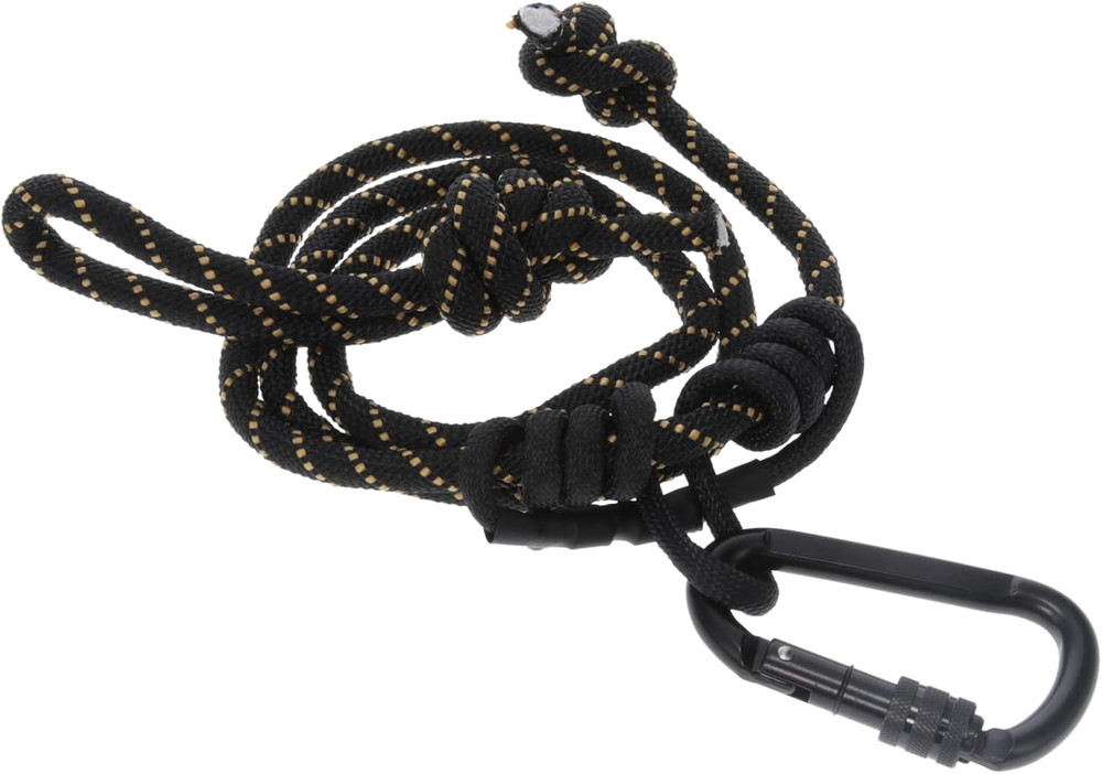 Safety Harness Lineman'S Rope (Black/Orange)