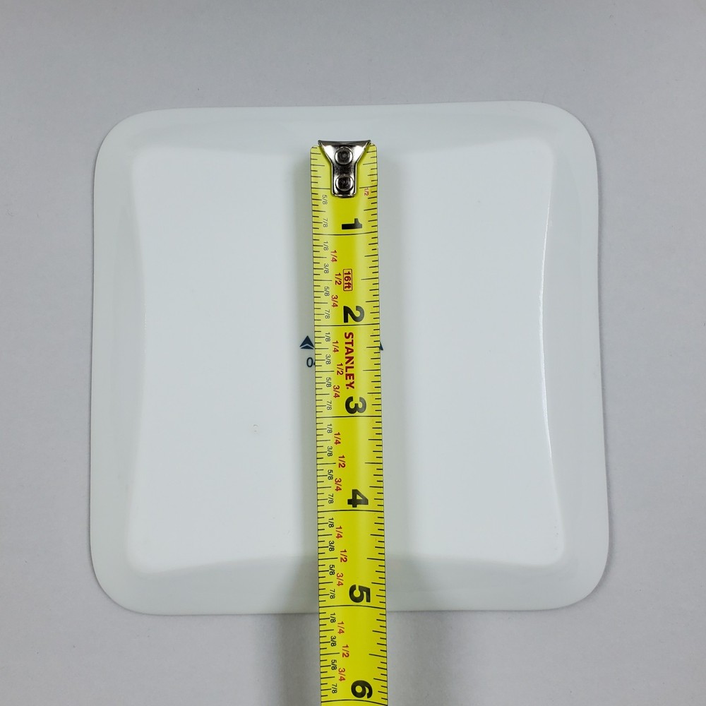 Delta Airline International First Class Plain White Square Plate 0442-07013