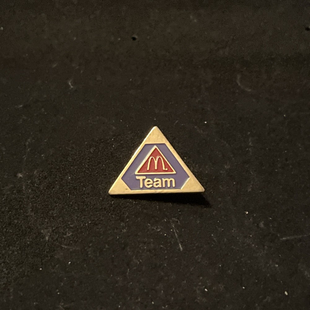 McDonald’s Team Triangle Employee Lapel Hat Pin