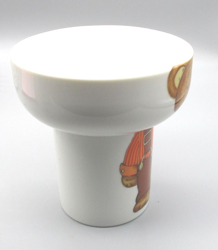 Vintage Child's BEAR Ceramic Mug & Bowl Set