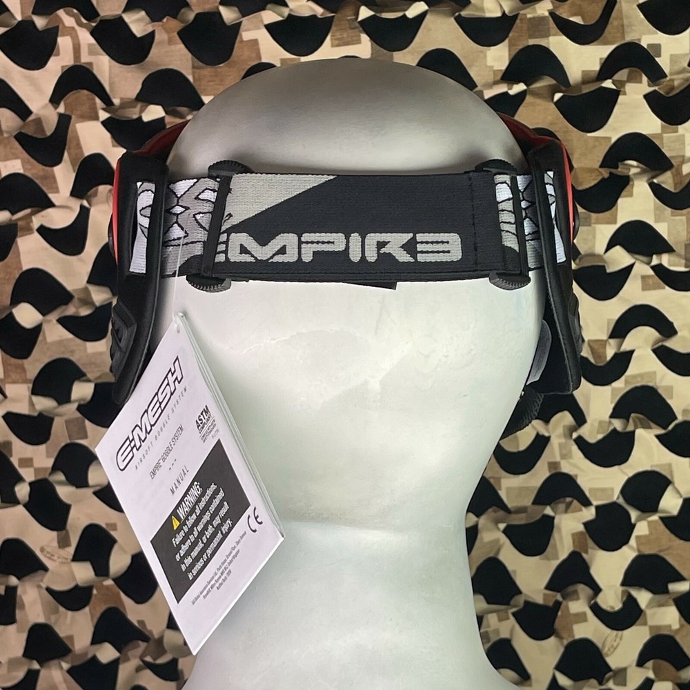 NEW Empire E-Mesh Airsoft Mask Thermal Goggle - Red / Fire Mirror Lens