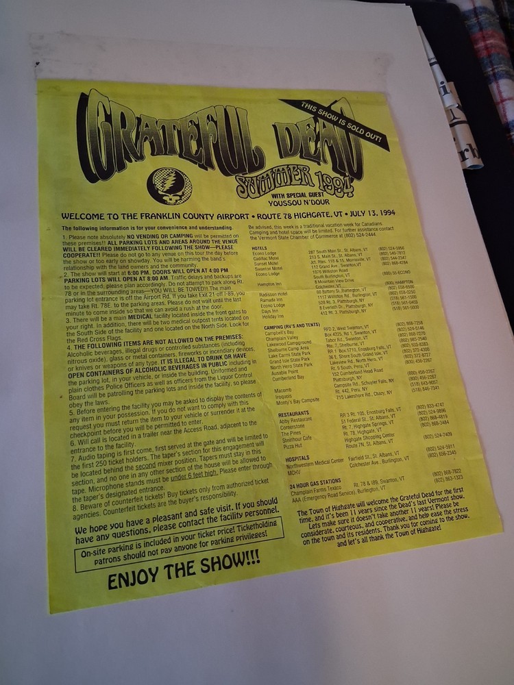 Official Grateful Dead Scrapbook Album