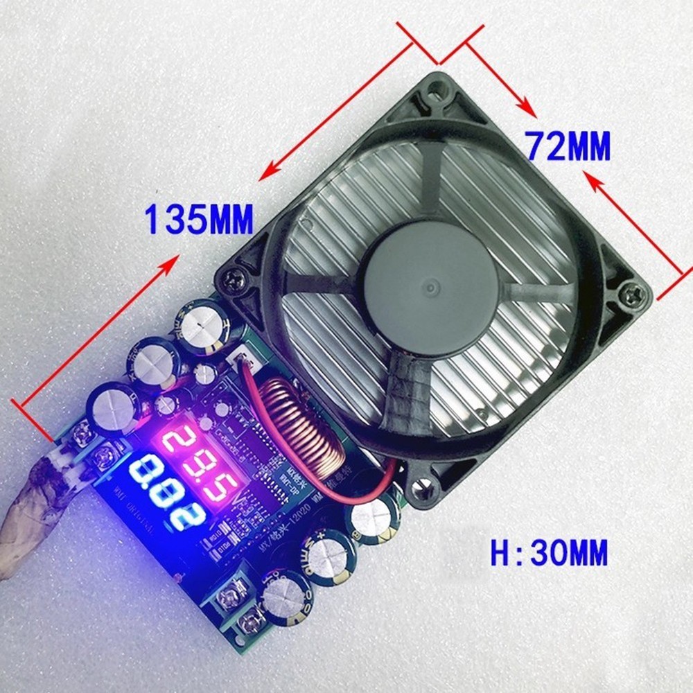 High Power Adjustable Step Down Module with Cooling Fan for Solar Battery Use