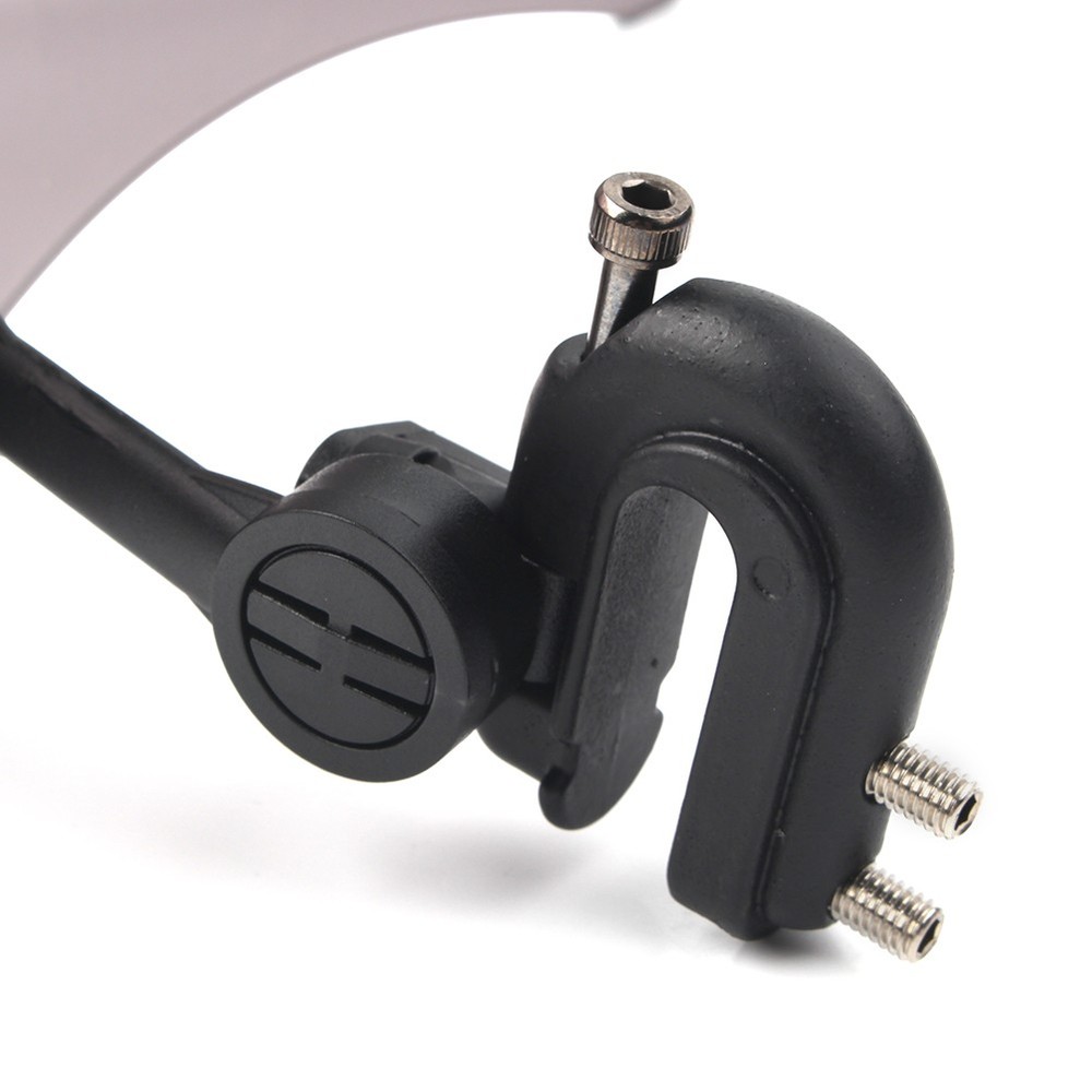 Universal Adjustable Windshield Clip On Extension Spoiler Wind Deflector Motor