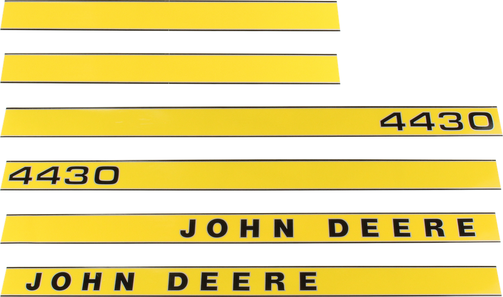 Hood Decal JD419 fits John Deere 4430