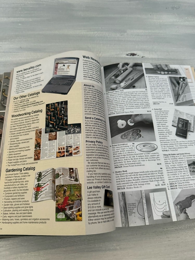LEE VALLEY & VERITAS Fine Woodworking Tools Hardware Catalog 2007 2008