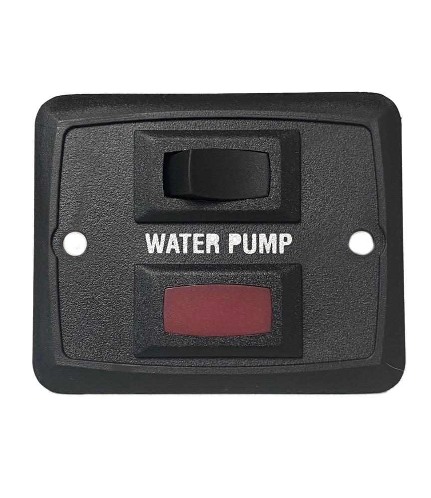 RV Water Pump Interior Switch W/ Red LED Indicator Camper Marine RV Boat