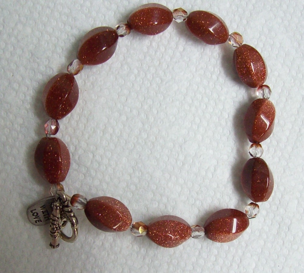 MADE with LOVE Goldstone Bracelet