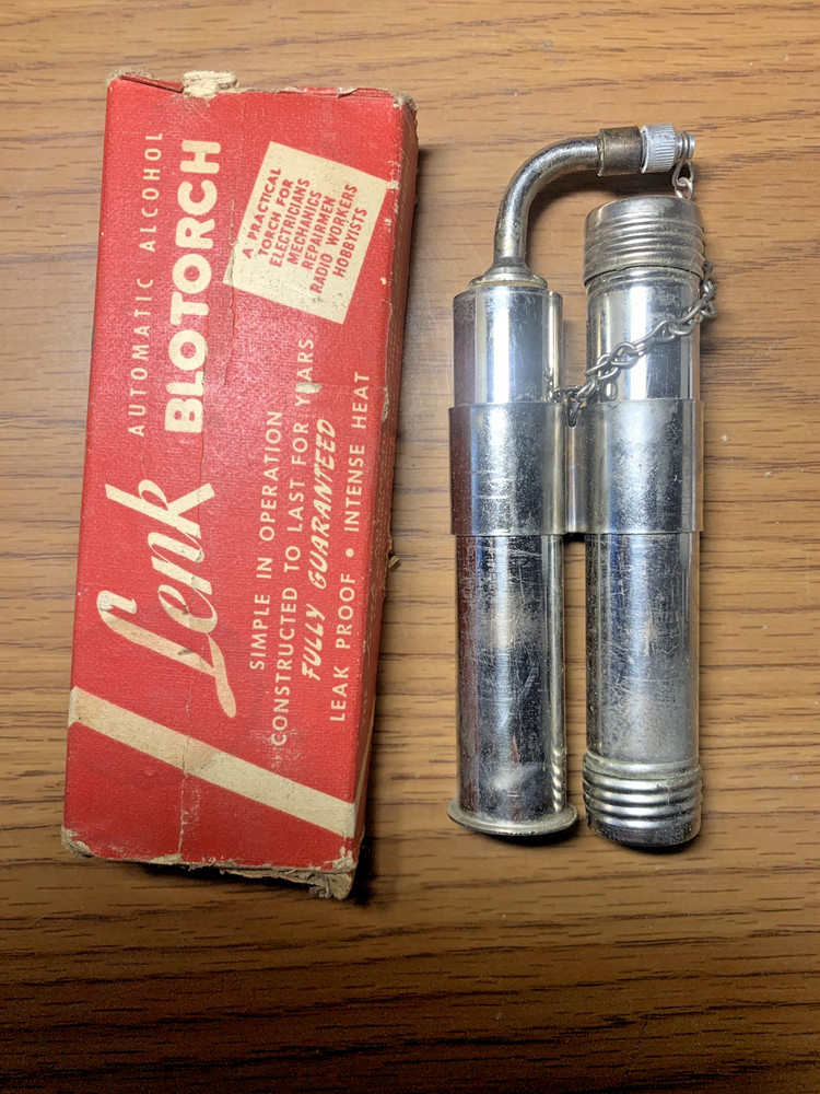 LENK  Automatic Alcohol Blotorch –Very Good condition  Original Box