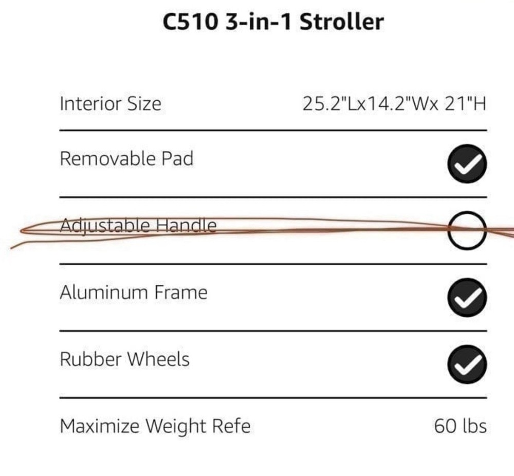 Kenyone Pet Stroller (Removable Cabin Model C510)