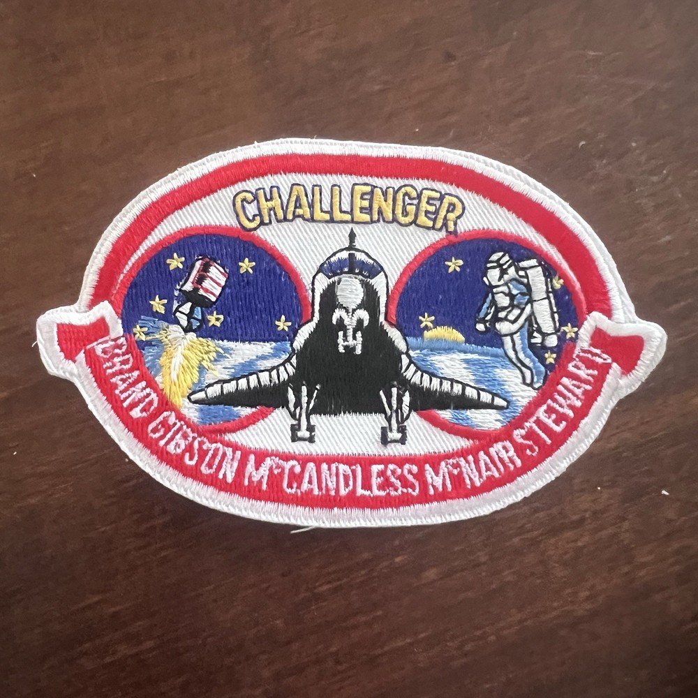 Challenger Space Shuttle Patch - 4.3 x 2.7 inches  - STS-41-B  -   1984