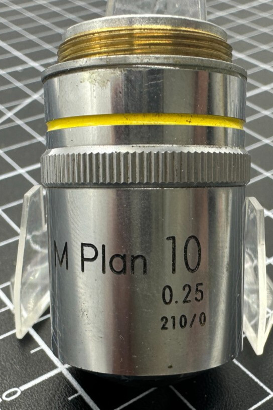 Nikon 333288 M Plan 10 0.25 210/0 Microscope Objective