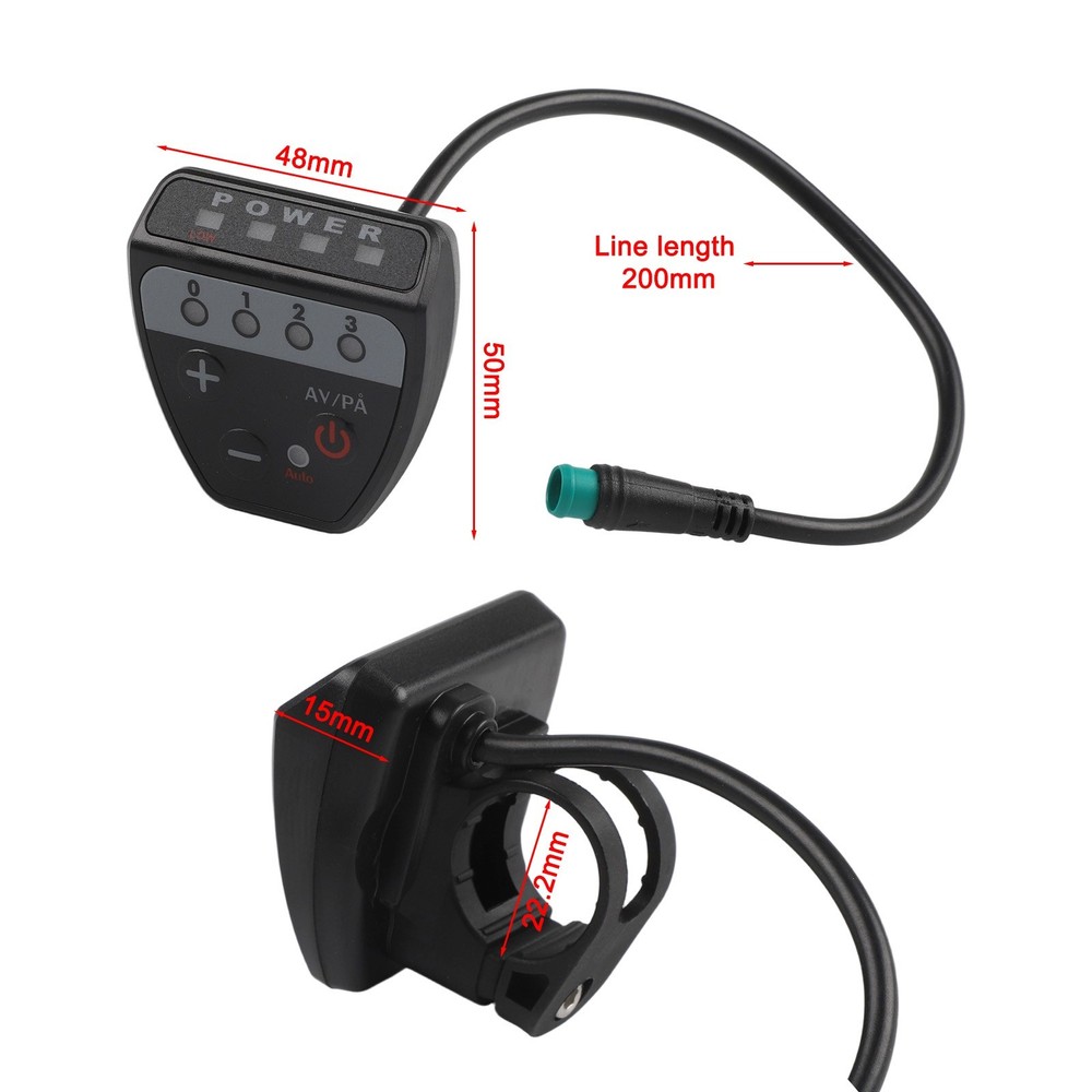 Ebike LCD Display Clear Readability and User Friendly Interface Design