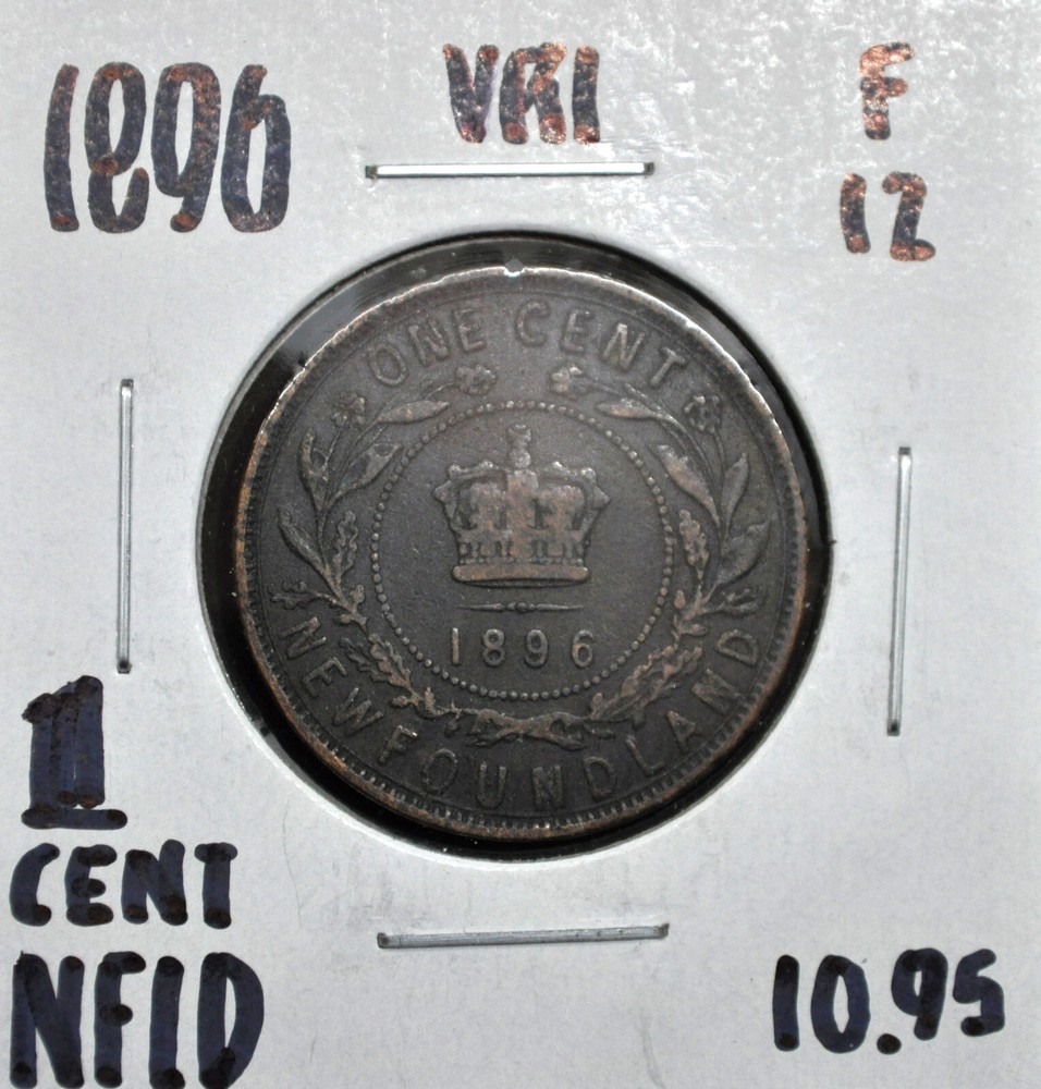 1896 Newfoundland One Cent