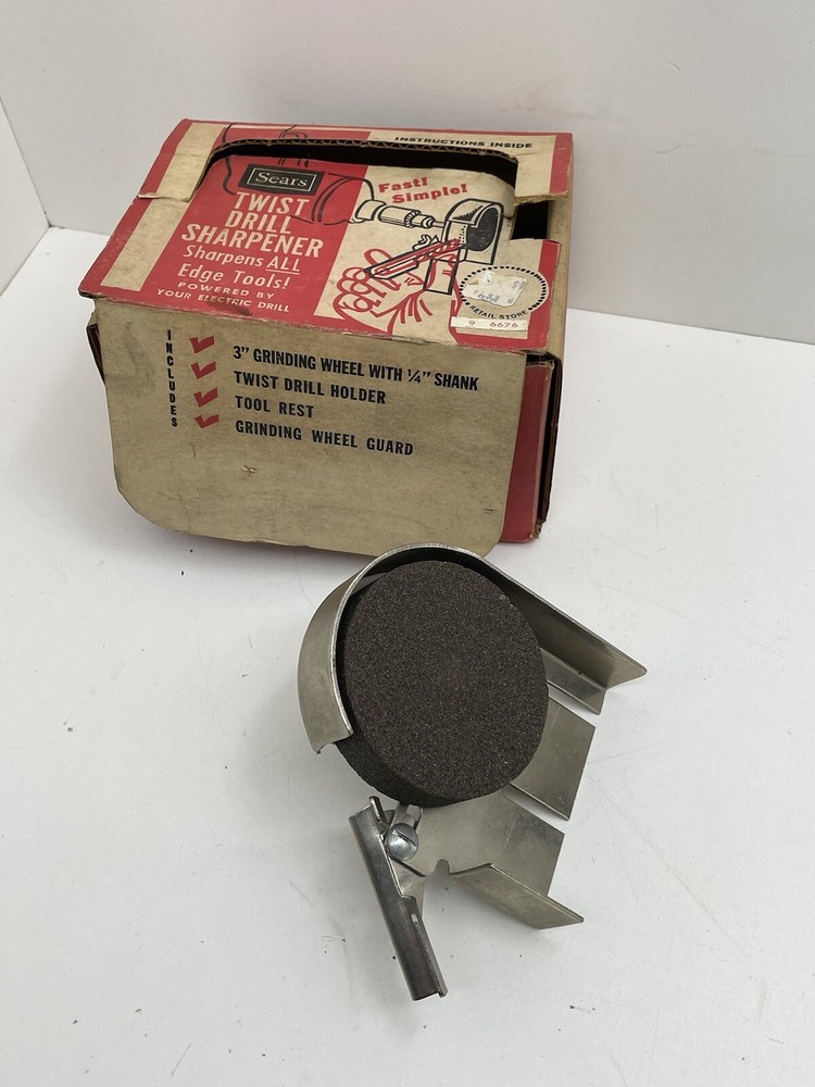 Vintage Sears Twist Drill Sharpener