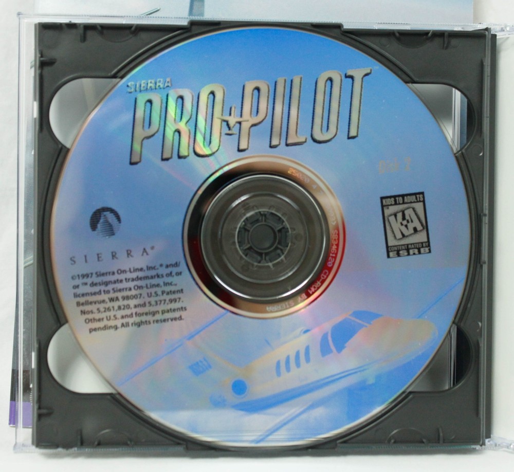 Sierra Pro Pilot Flight Simulator Windows CD PC Game 1997 With Box