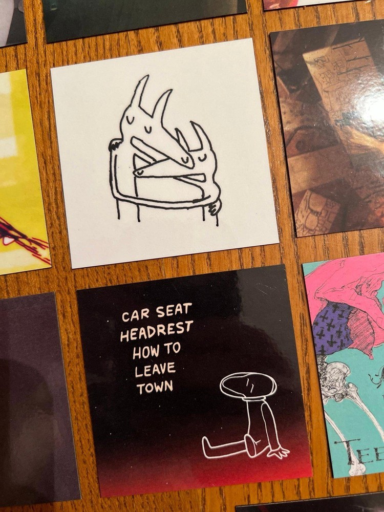Car Seat Headrest fridge magnets