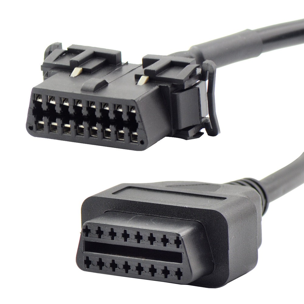 Underdash Mount OBD II Splitter Extension Y Cable J1962 for GPS Tracking Devices