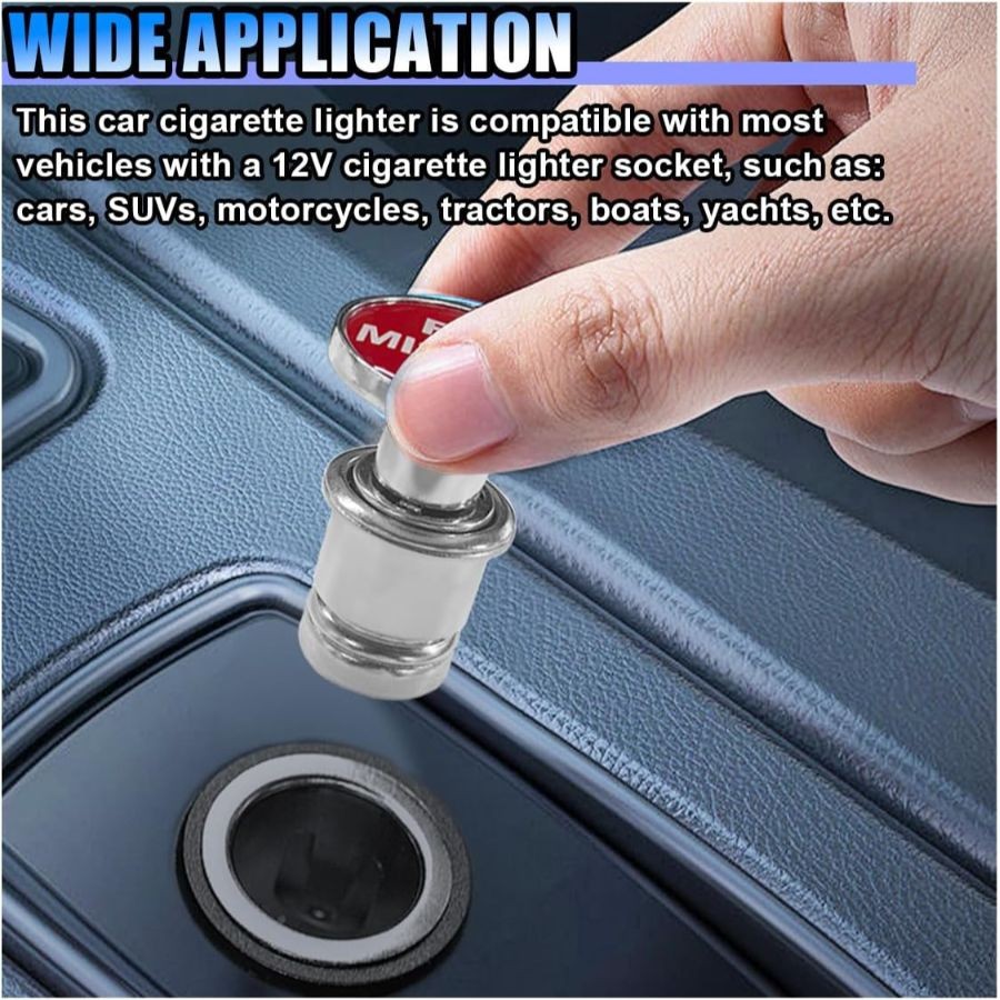 Cigarette Lighter Plug, Missiles Button Cigarette Lighter -FIRE MISSILE