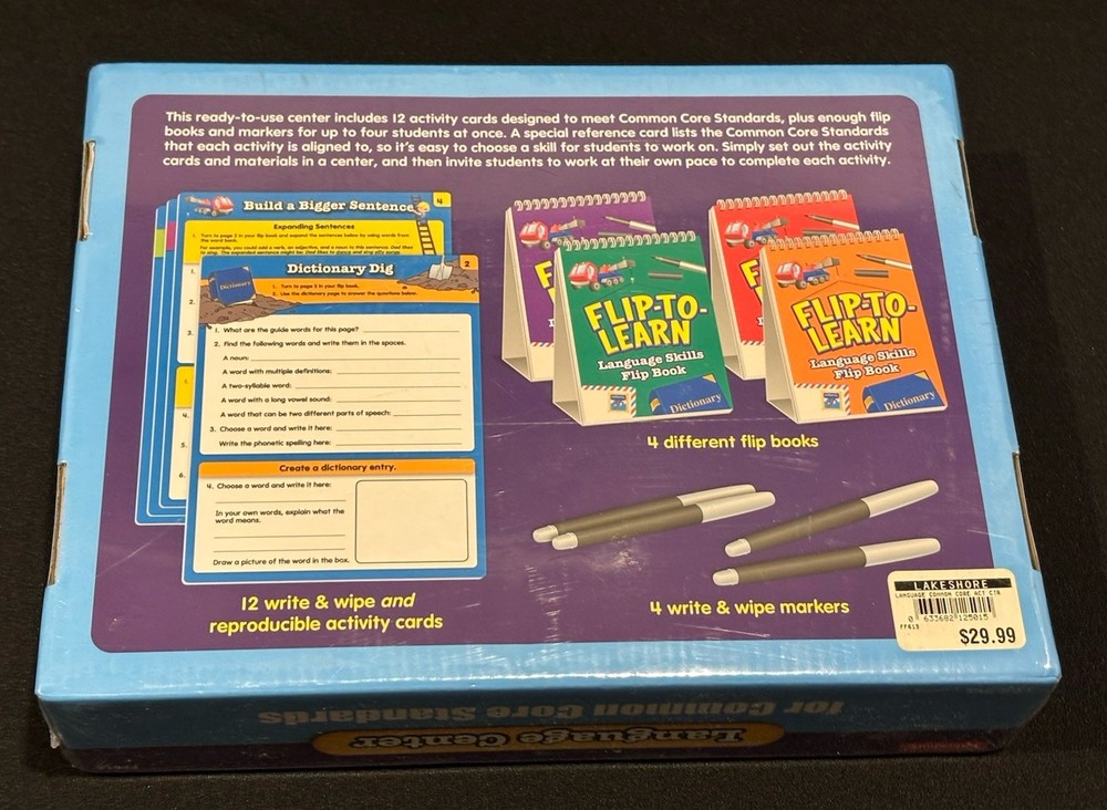 Lakeshore Language Center Common Standards Education Language Learning Set